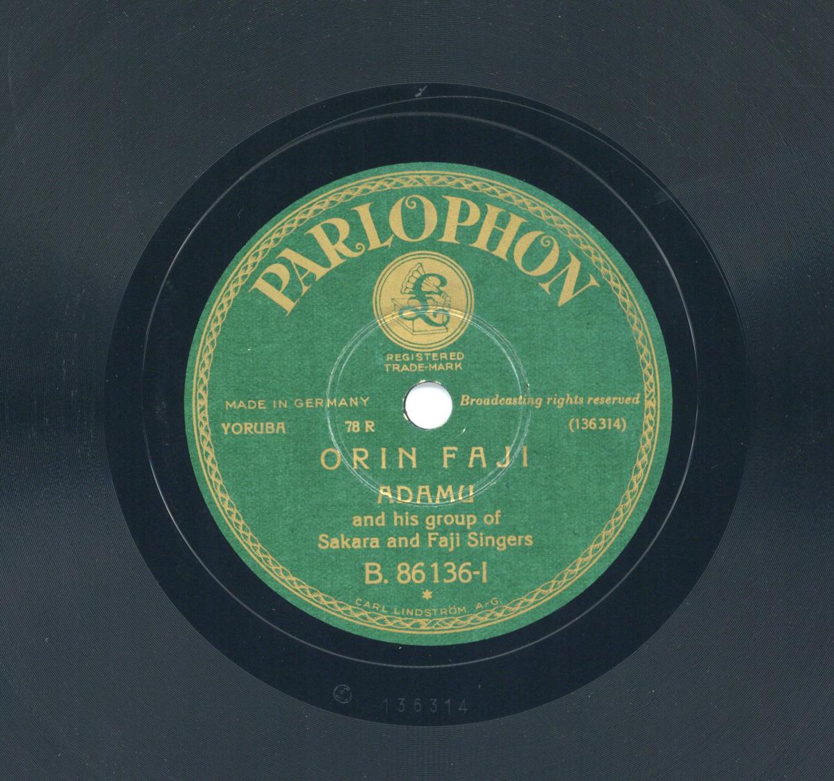 Titel A: Abe Agbala
Titel B: Orin Faji