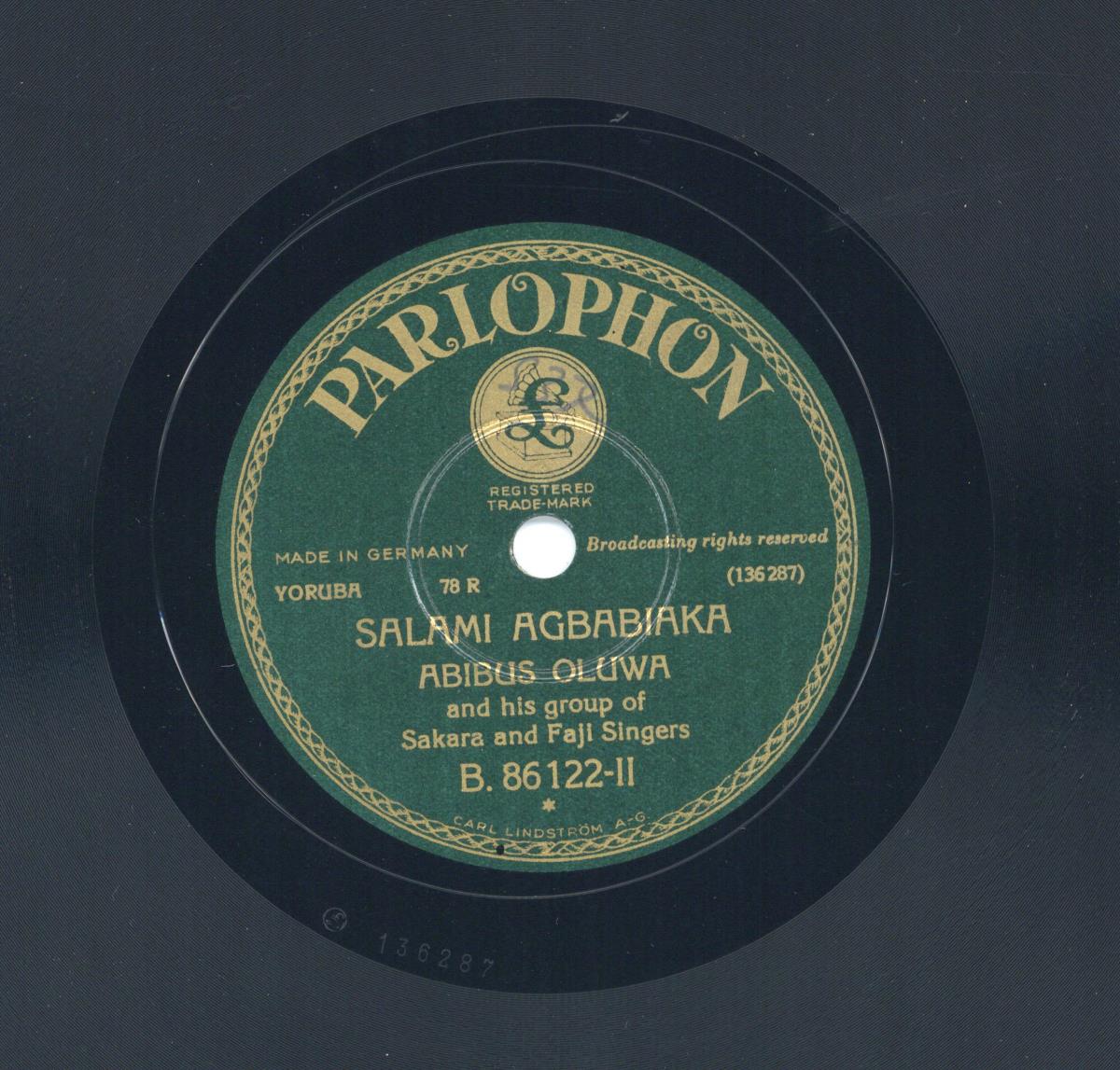 Titel A: Saka Tinubu
Titel B: Salami Agbariaka