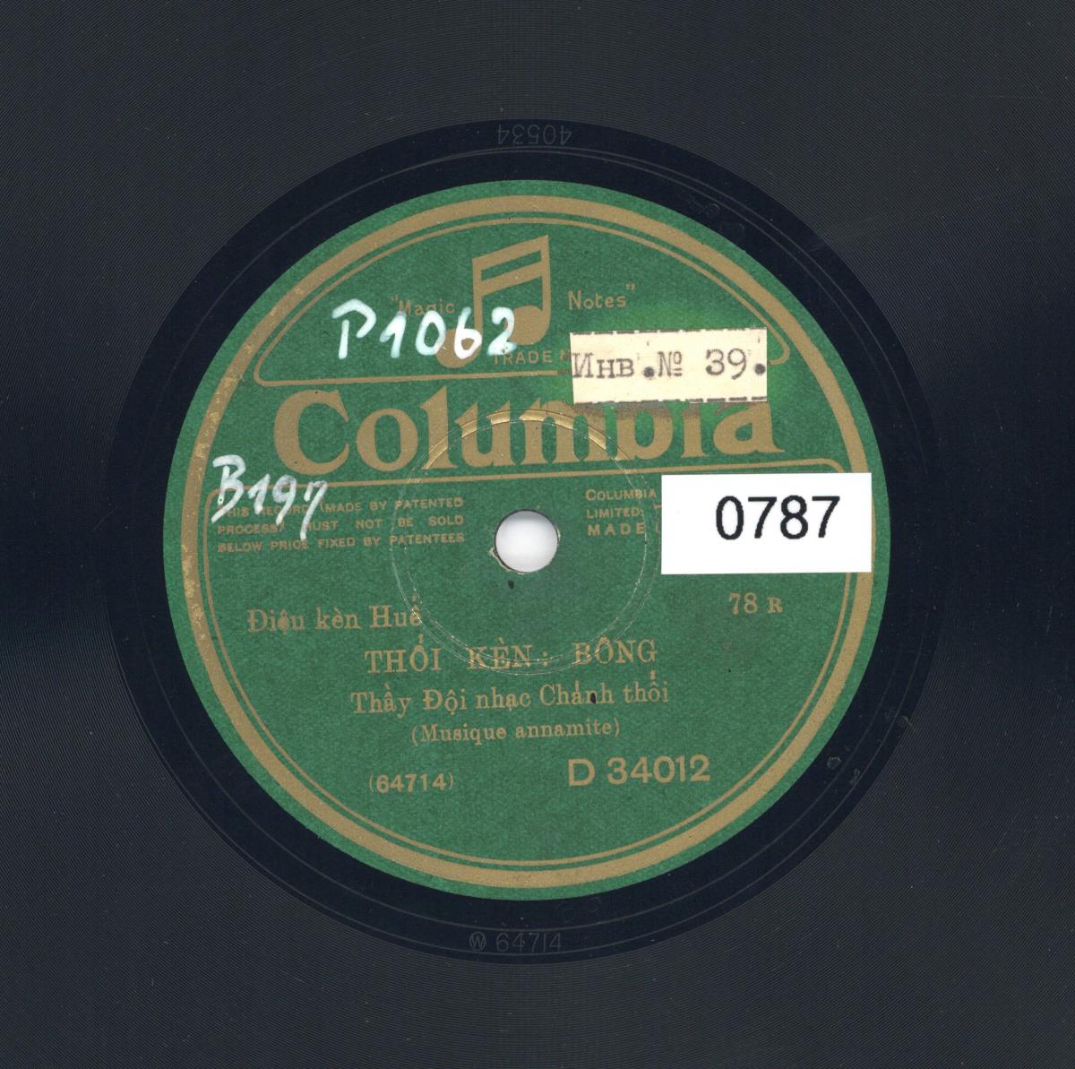 Titel A: Thoi ken: bong
Titel B: Luc triet