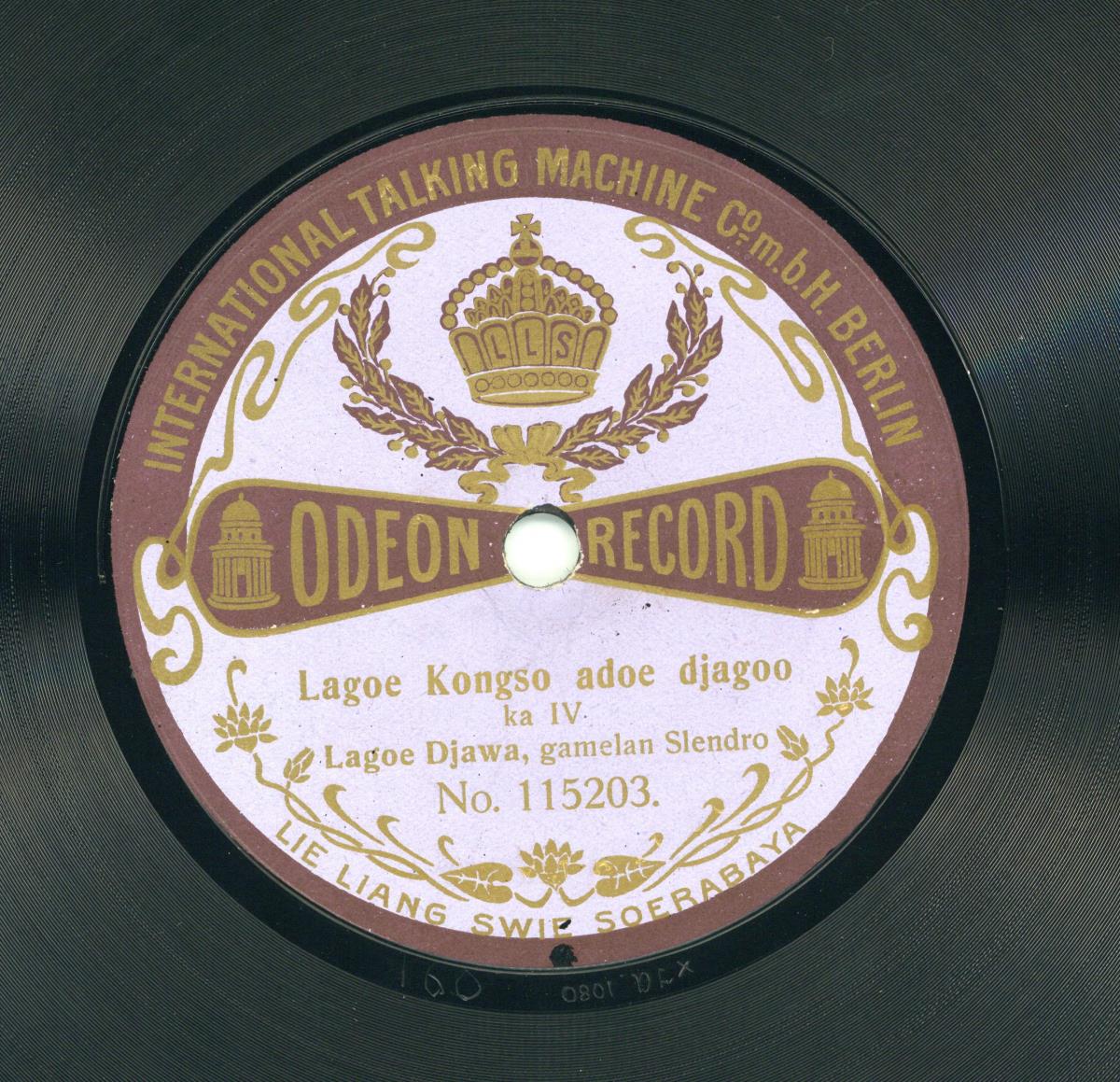 Titel A: Lagoe kongso adoe djagoo
Titel B: s. A:
