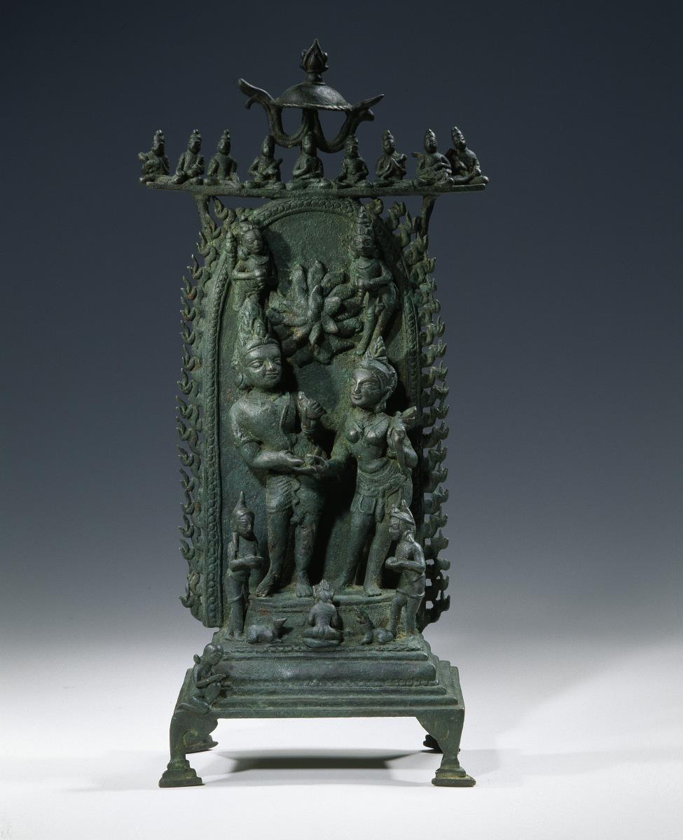 Die Hochzeit des Gottes Shiva mit Parvati
