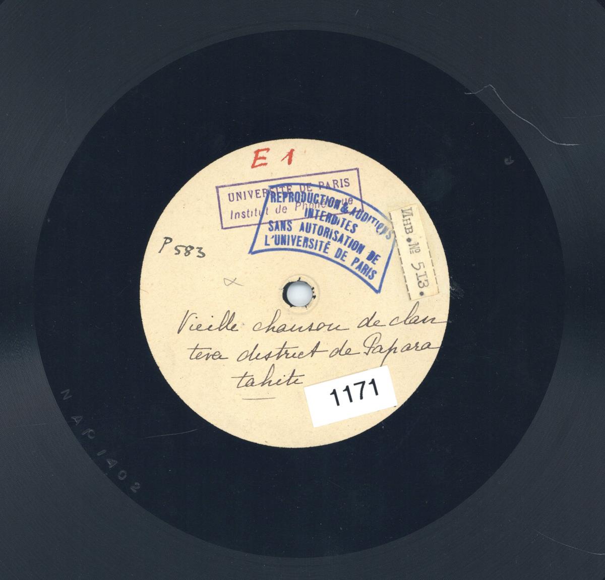 Titel A: alter Gesang
Titel B: religiöse Hymne, Liebeslied