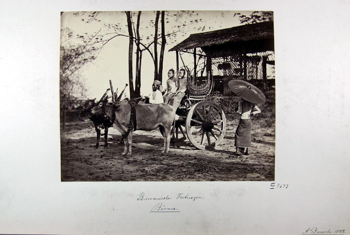 "Birmanischer Festwagen." (OT)