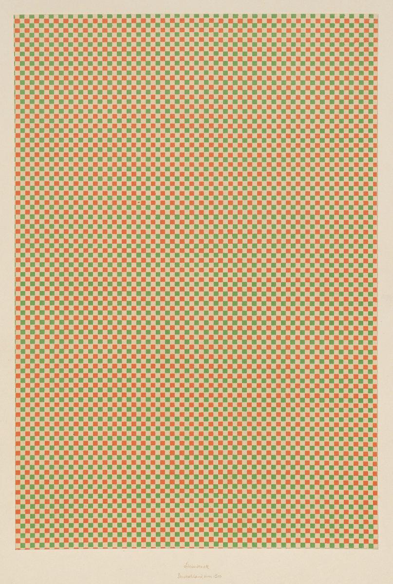 Lithografiertes Papier (Schachbrettmuster)