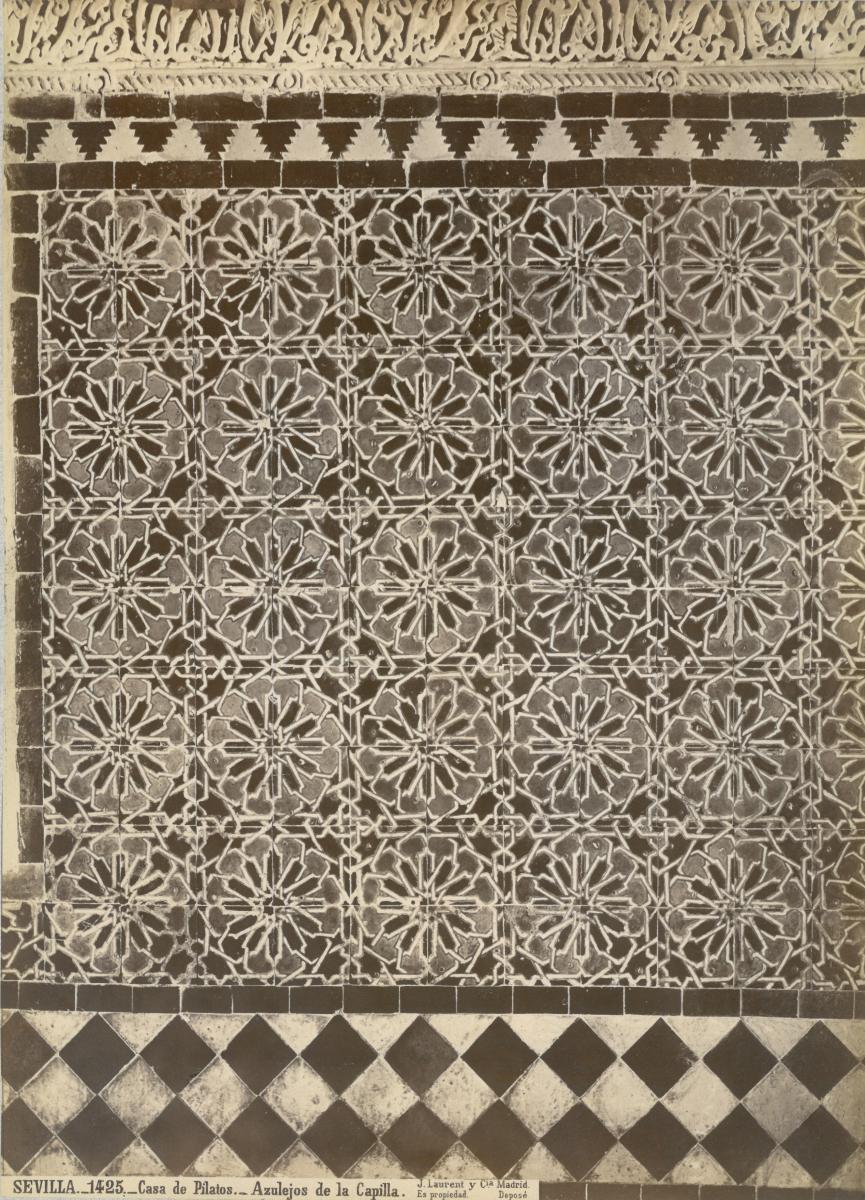 Sevilla, Haus des Pilatus, Kapelle, Wandfliesen
