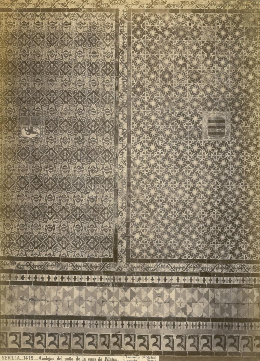 Sevilla, Haus des Pilatus, Innenhof, Wandfliesen