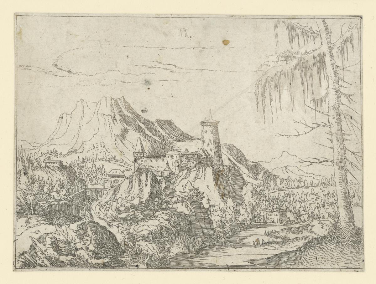 Landschaft mit einer Burg