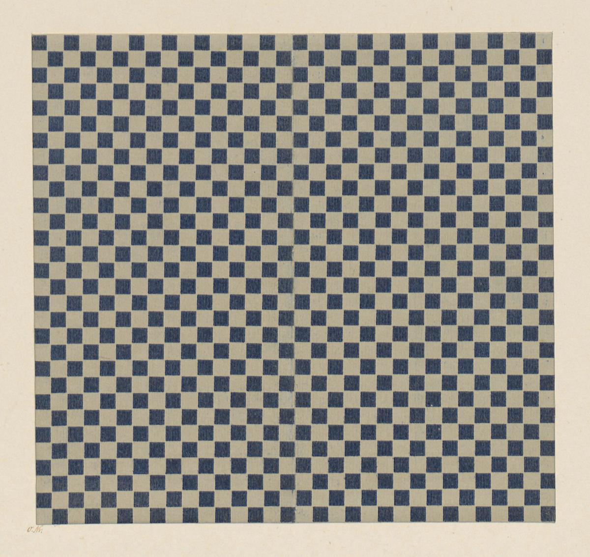 Lithografiertes Papier für die Einladungskarte zur XIII. Ausstellung der Secession