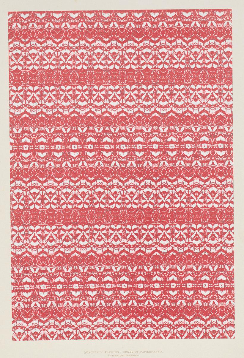 Lithografiertes Papier (Abdrücke alter Druckstöcke)