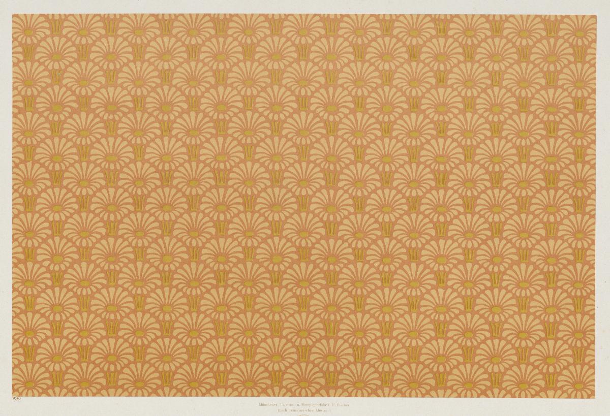 Lithografiertes Papier (nach venezianischen Mustern)