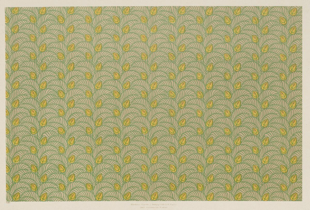 Lithografiertes Papier (nach venezianischen Mustern)