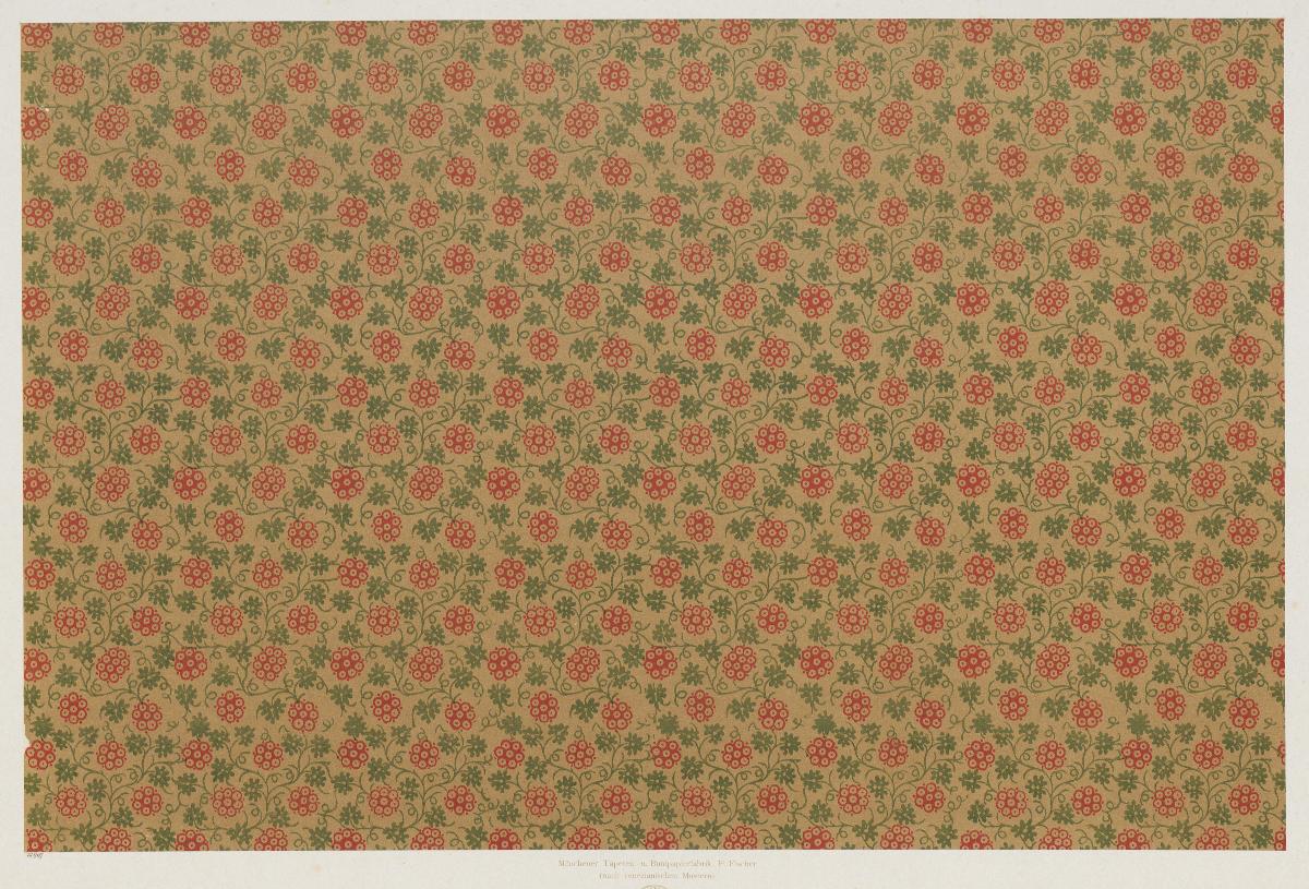 Lithografiertes Papier (nach venezianischen Mustern)