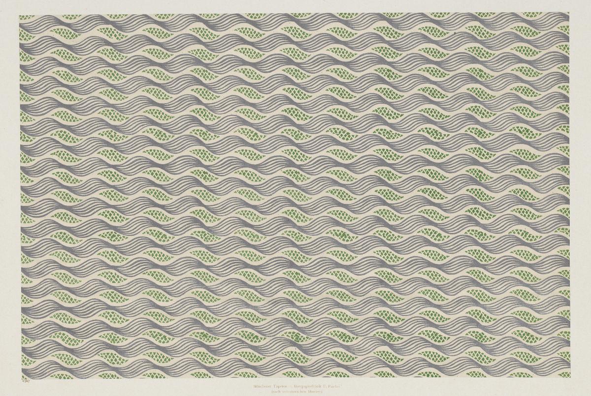 Lithografiertes Papier (nach venezianischen Mustern)