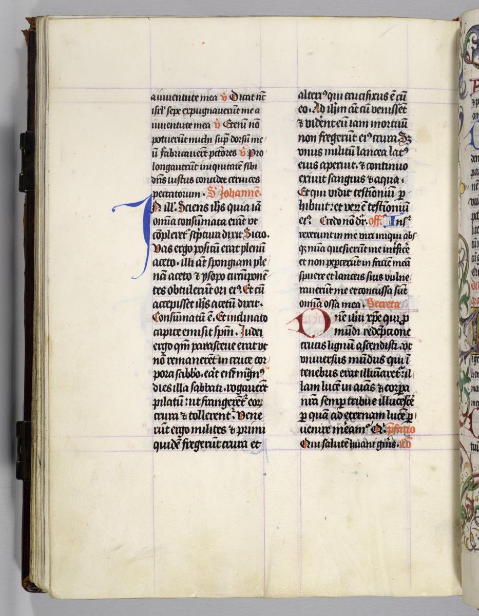 Textseite. Gebetbuch der Pfalzgräfin Margarethe von Simmern