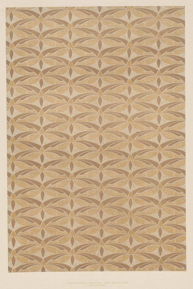 Lithografiertes Papier (Flächenmuster)