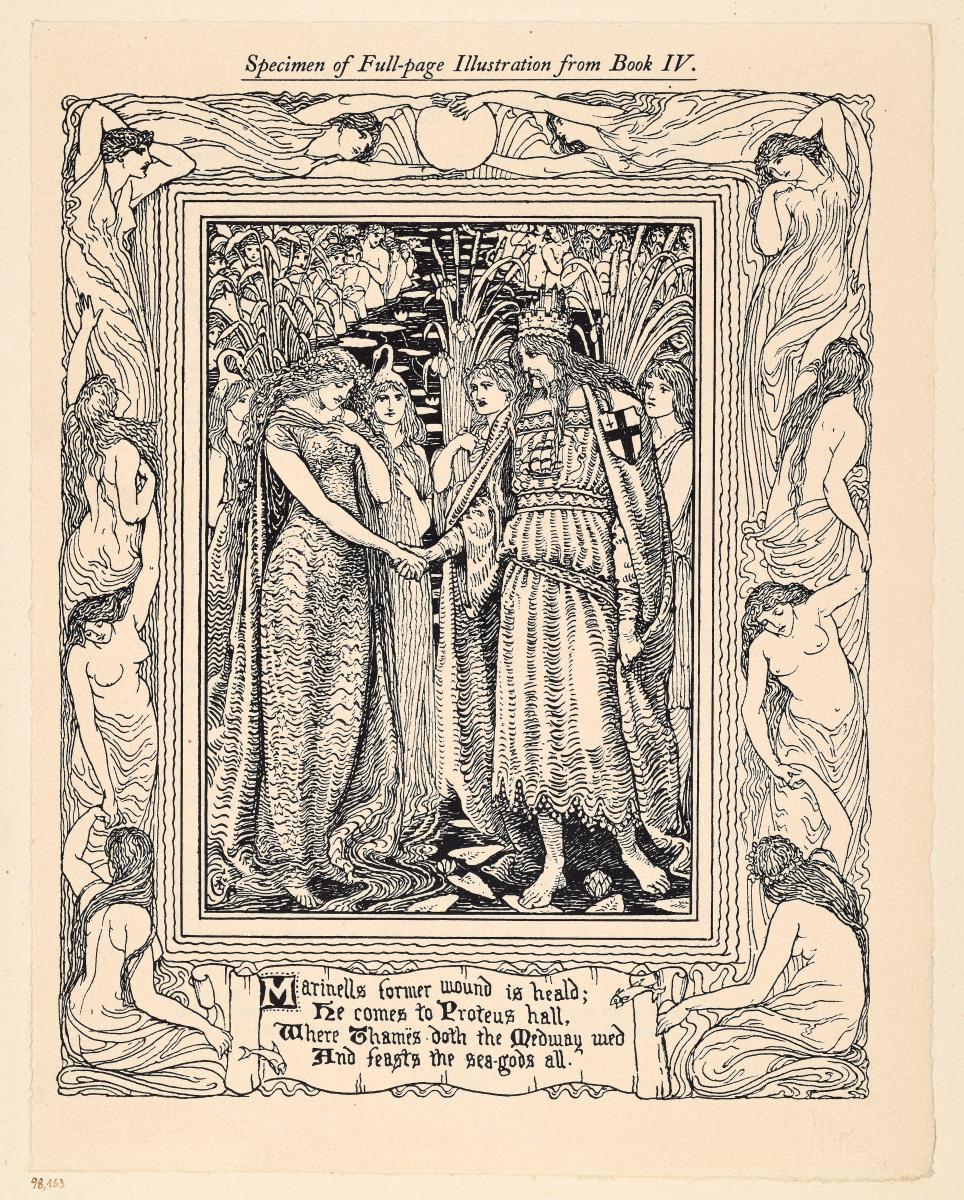Probedruck zu Edmund Spencer The Faerie Queene Book IV