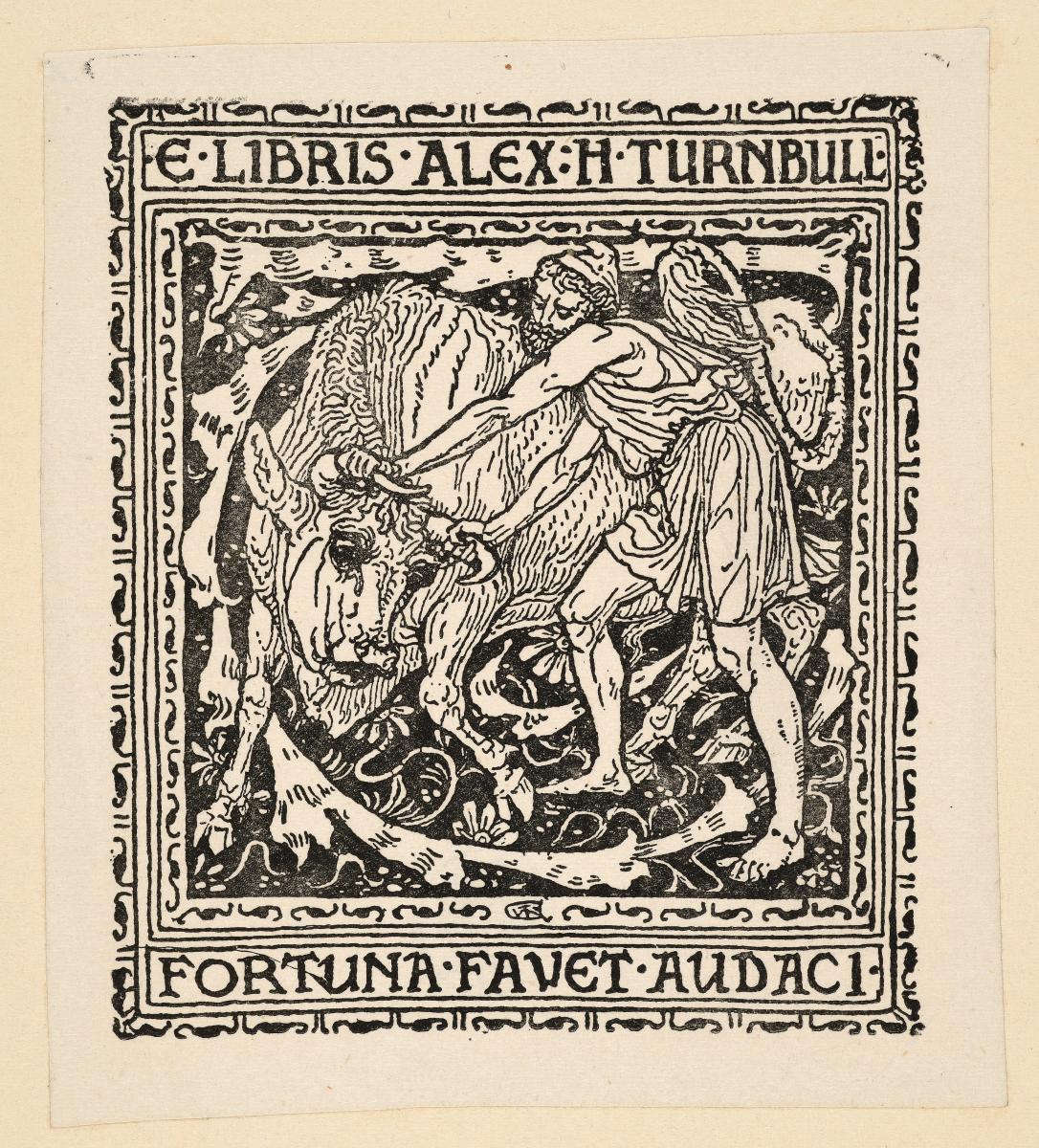 Exlibris Alexander Horsburgh Turnbull