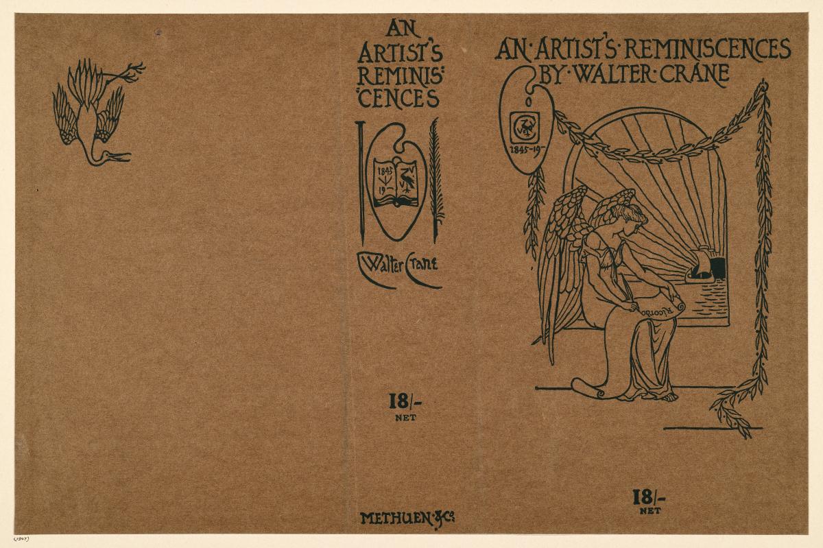 Einband zu An Artist's Reminiscences by Walter Crane