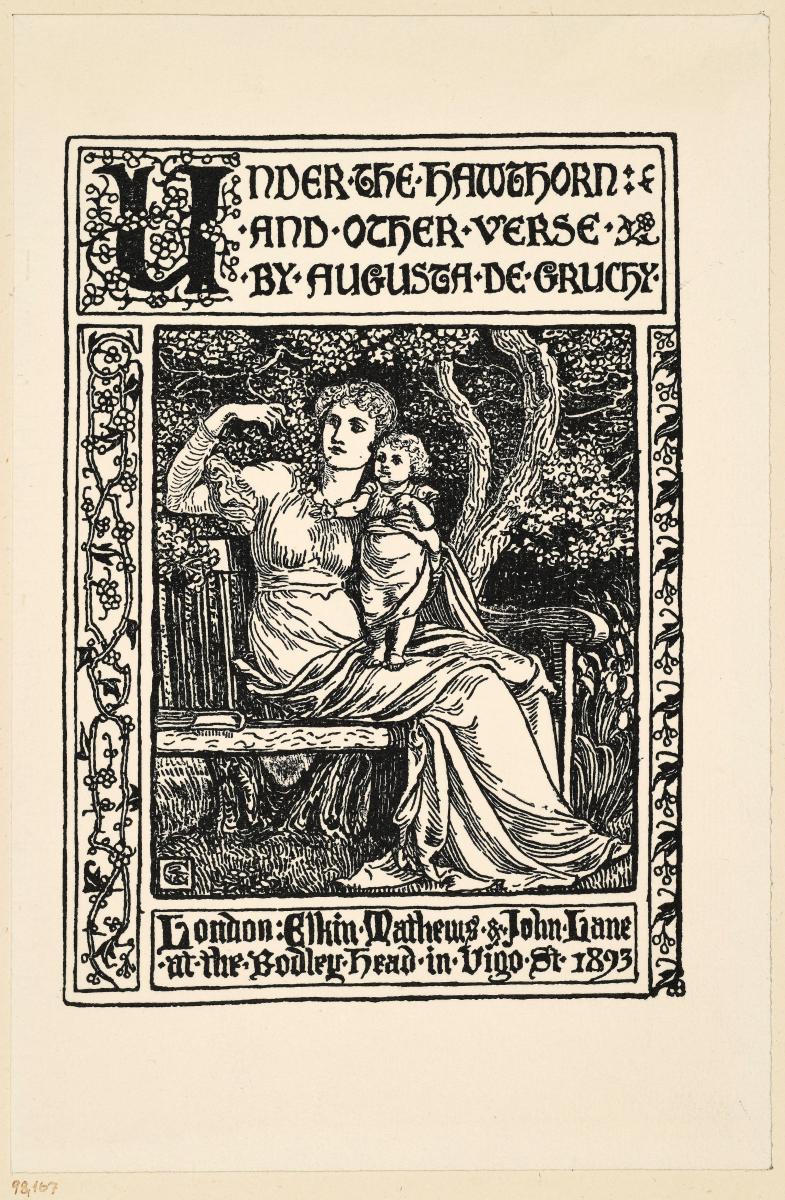 Titelblatt zu Augusta de Gruchy Under the Hawthorn And Other Verse