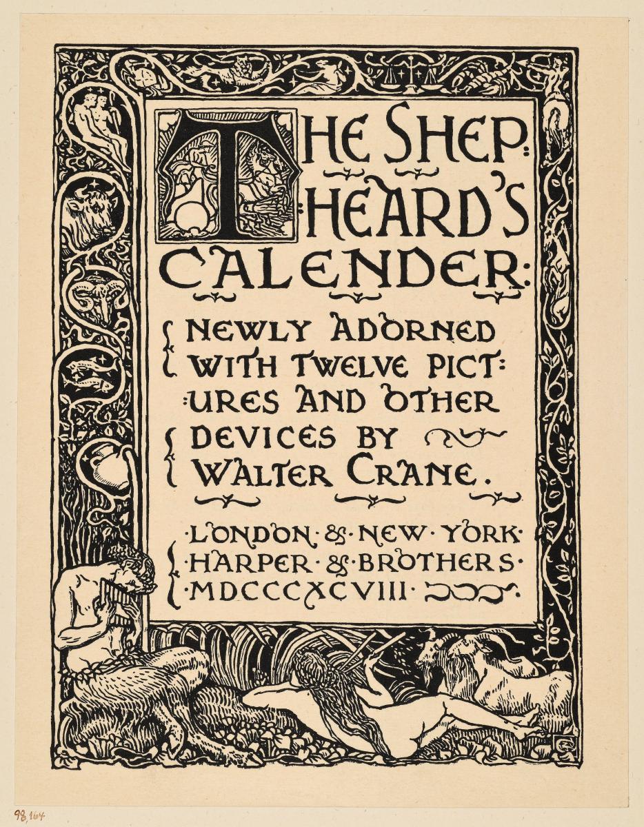 Prospekt zu Edmund Spenser The Shepheard's Calender