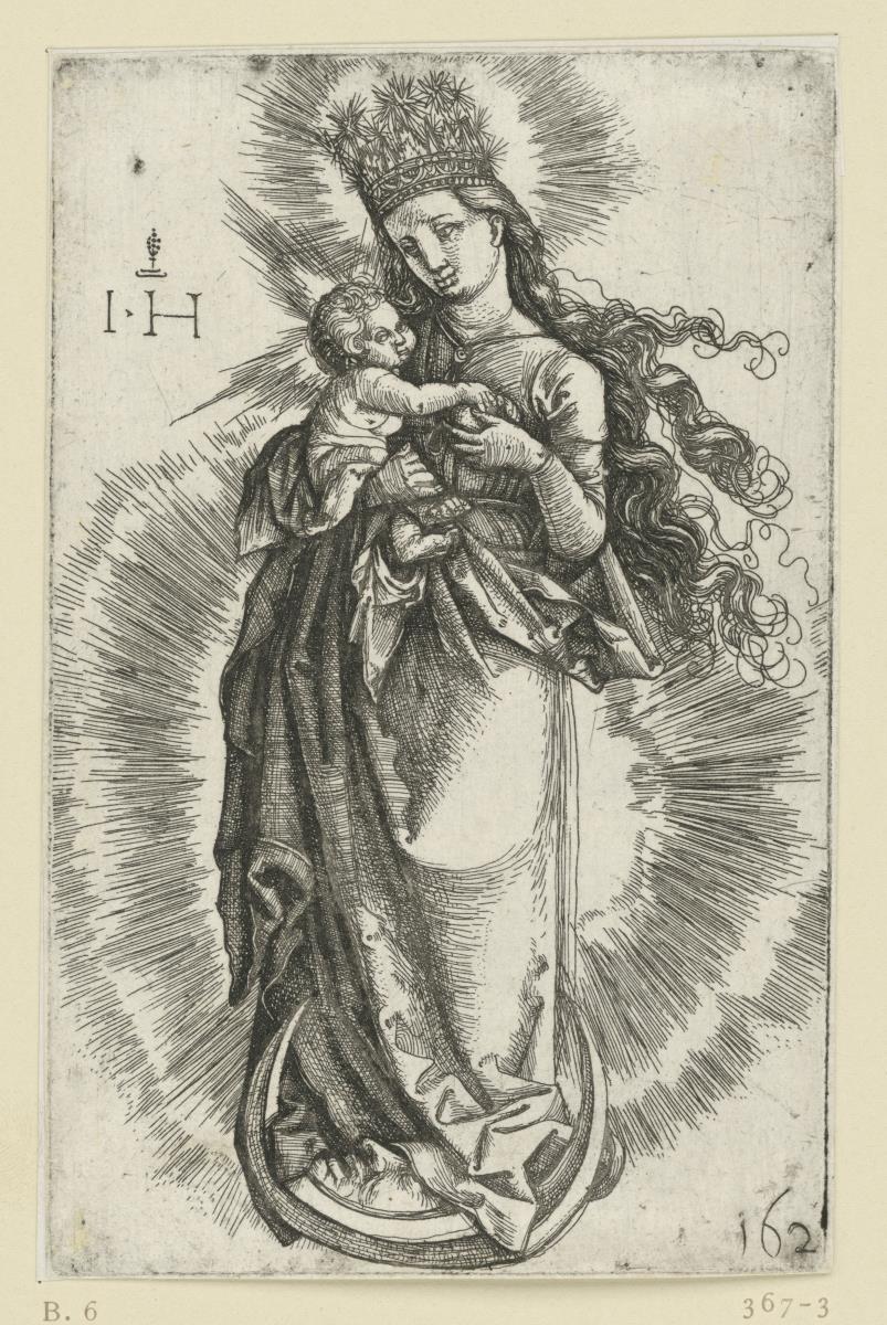 Maria auf der Mondsichel mit Sternenkrone