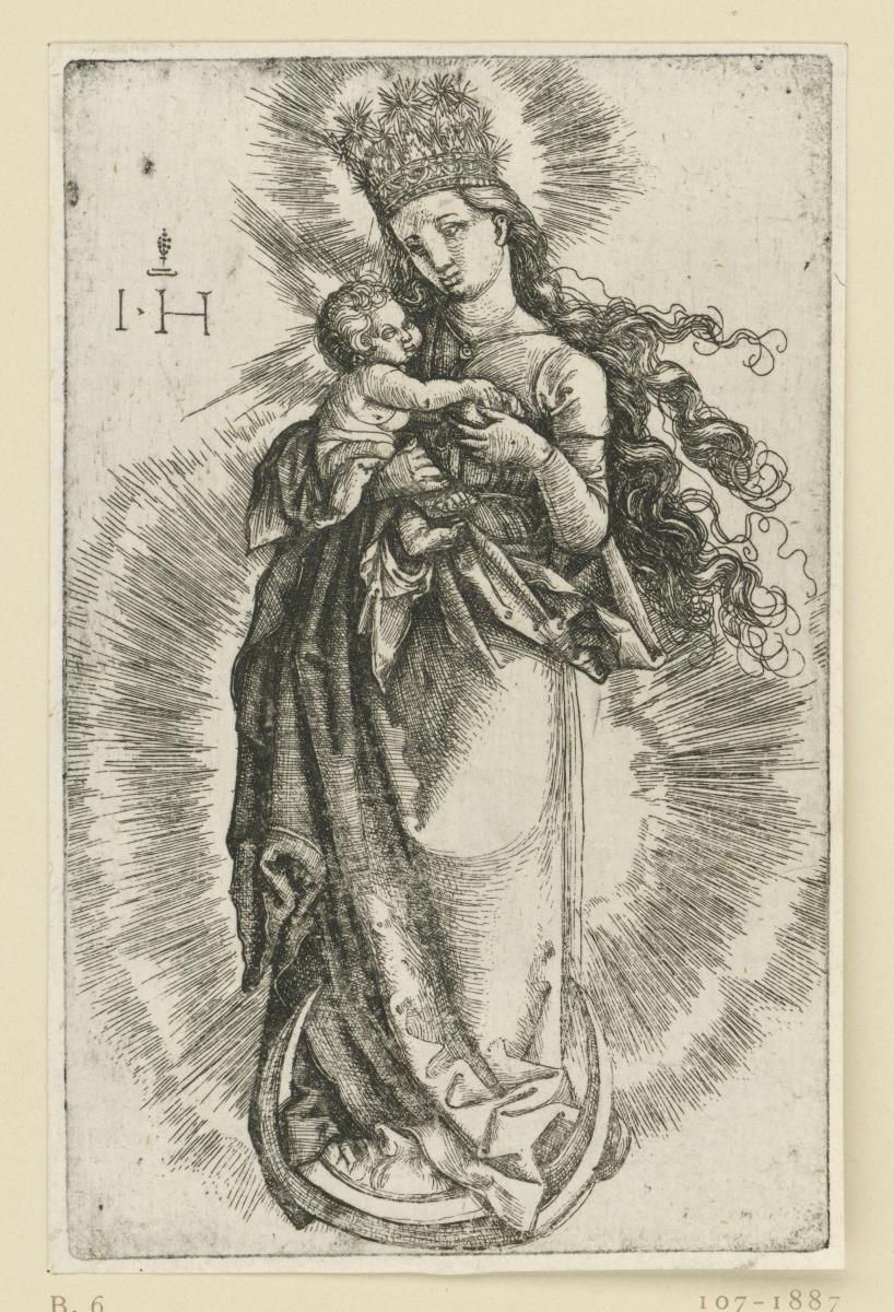 Maria auf der Mondsichel mit Sternenkrone