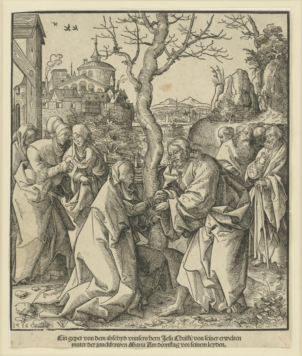 Christus nimmt Abschied von seiner Mutter