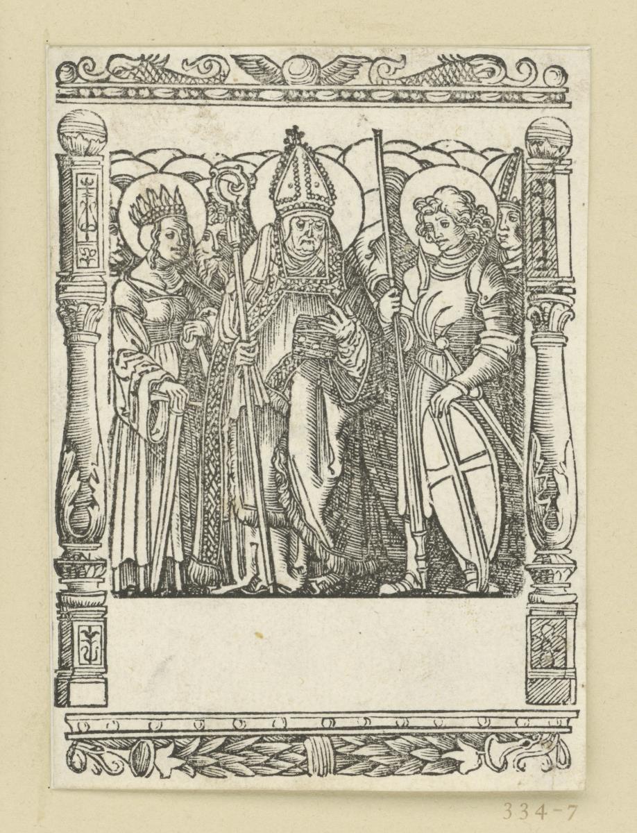 Heiliger Nicolaus, heilige Katharina, heiliger Gregor