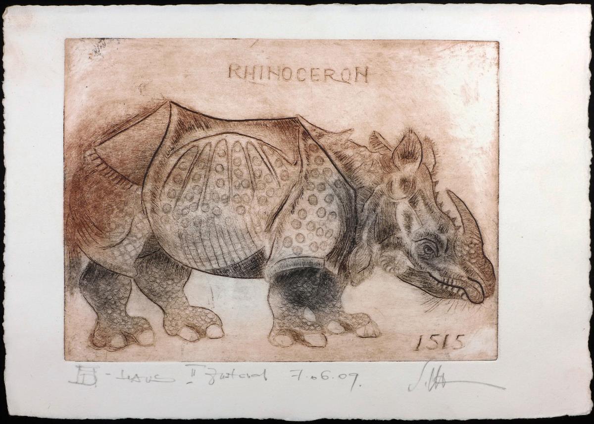 Das Rhinoceron 1515 (nach Albrecht Dürer)
