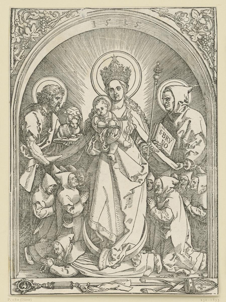 Die Karthäuser-Madonna mit Johannes d. T. und dem heiligen Bruno