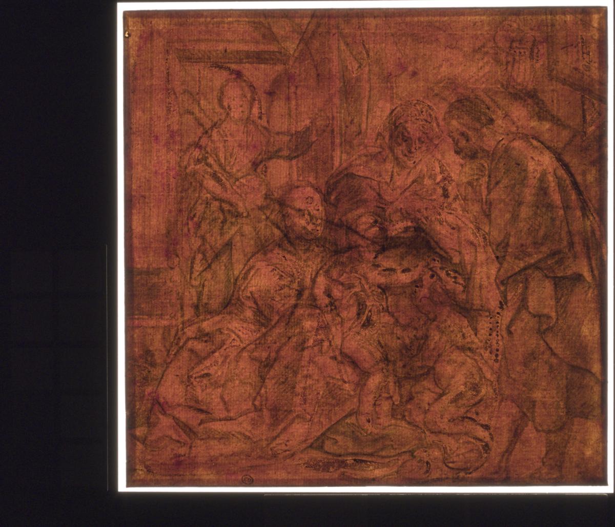 Die heilige Familie mit Elisabeth und dem Johannesknaben
