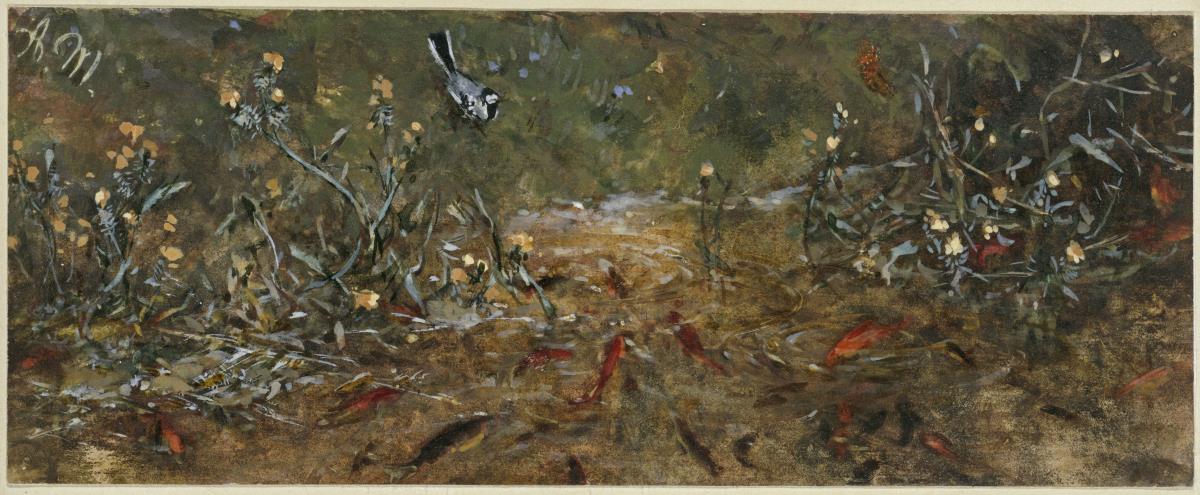 Der Goldfischteich. Aus dem "Kinderalbum"
