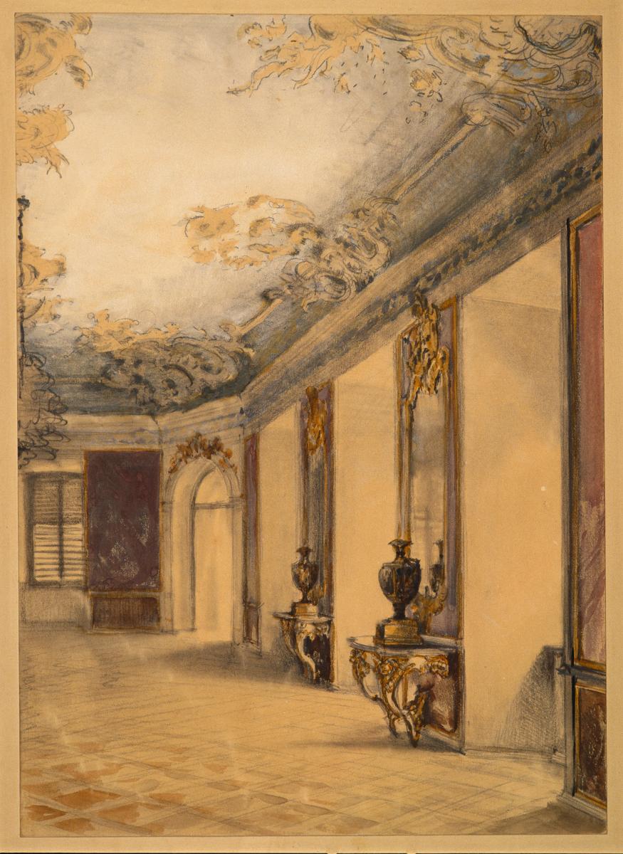 Saal im Schloss von Lissa