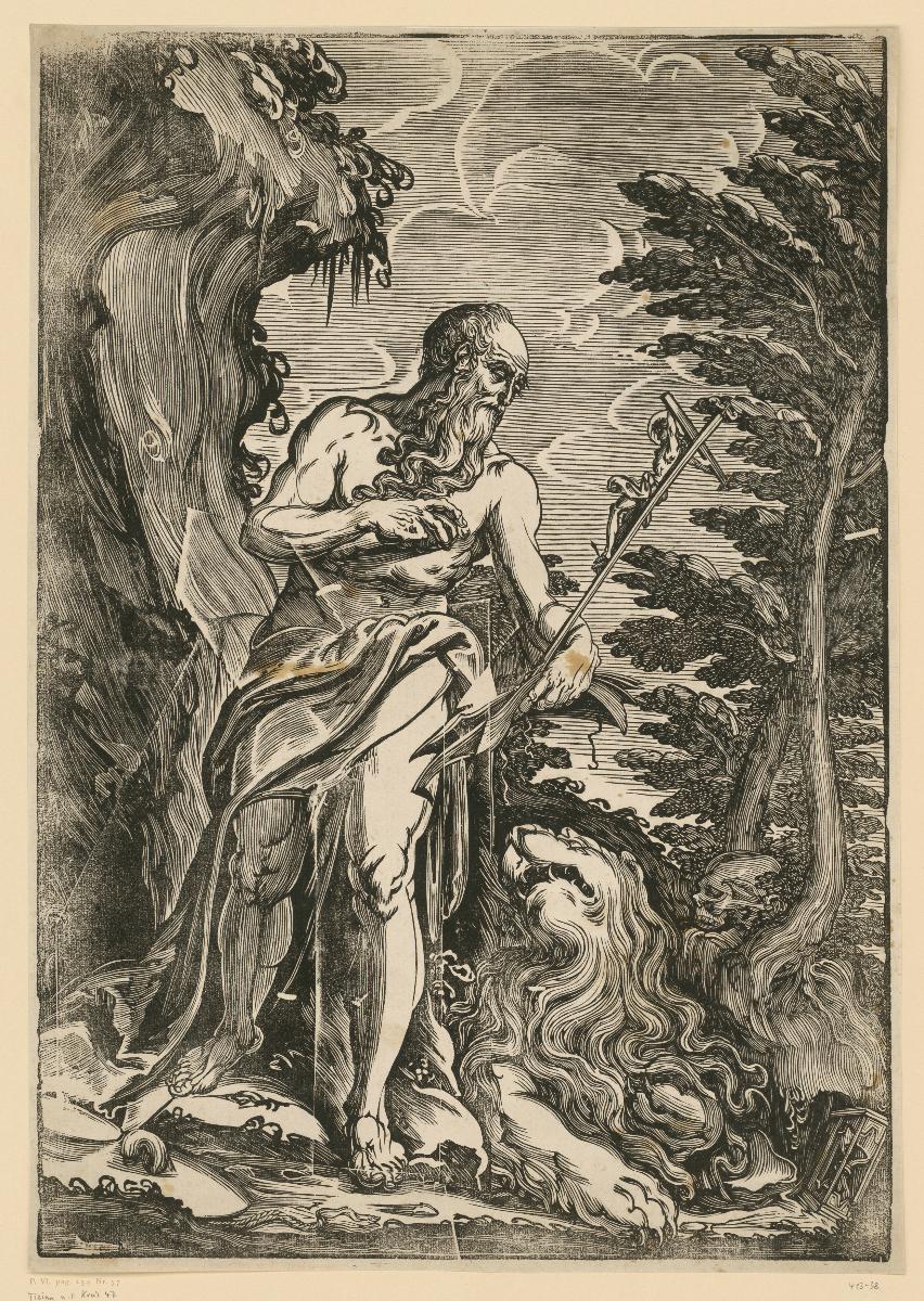 Hieronymus in der Wüste