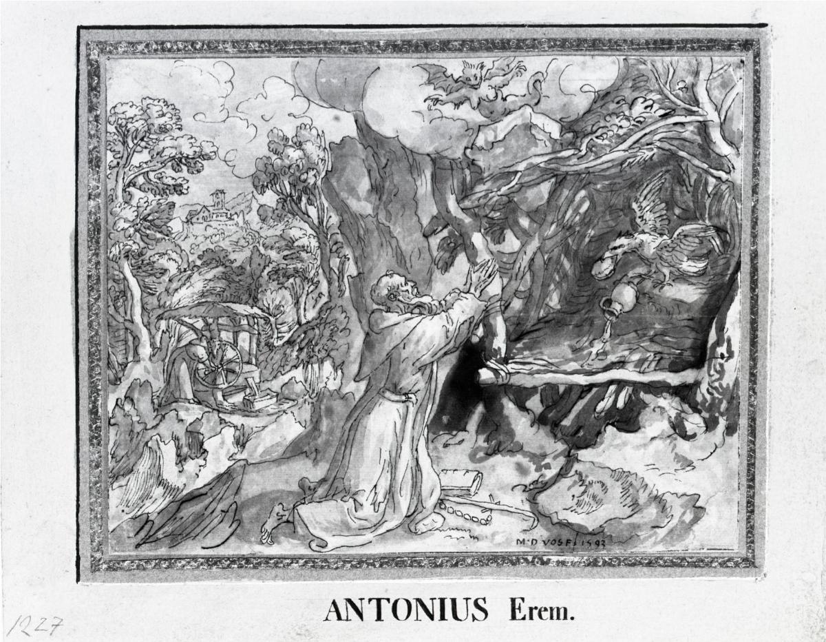 Martin de Voss: Darstellung der Lebensweise verschiedener Heiligen. 1586 - 1597