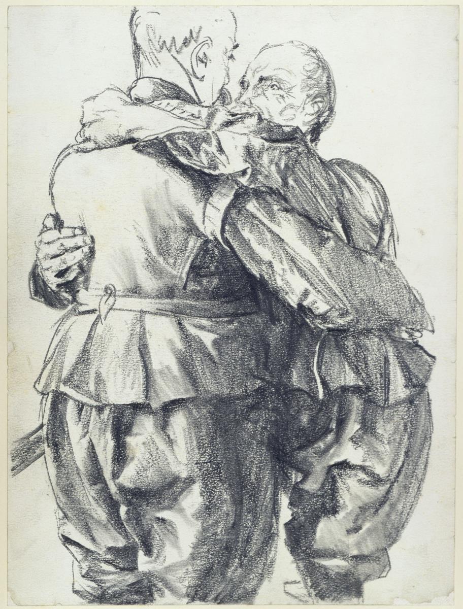 Zwei Modelle mit Gewändern des Kurfürsten Johann Georg I. von Sachsen im Historischen Museum in Dresden