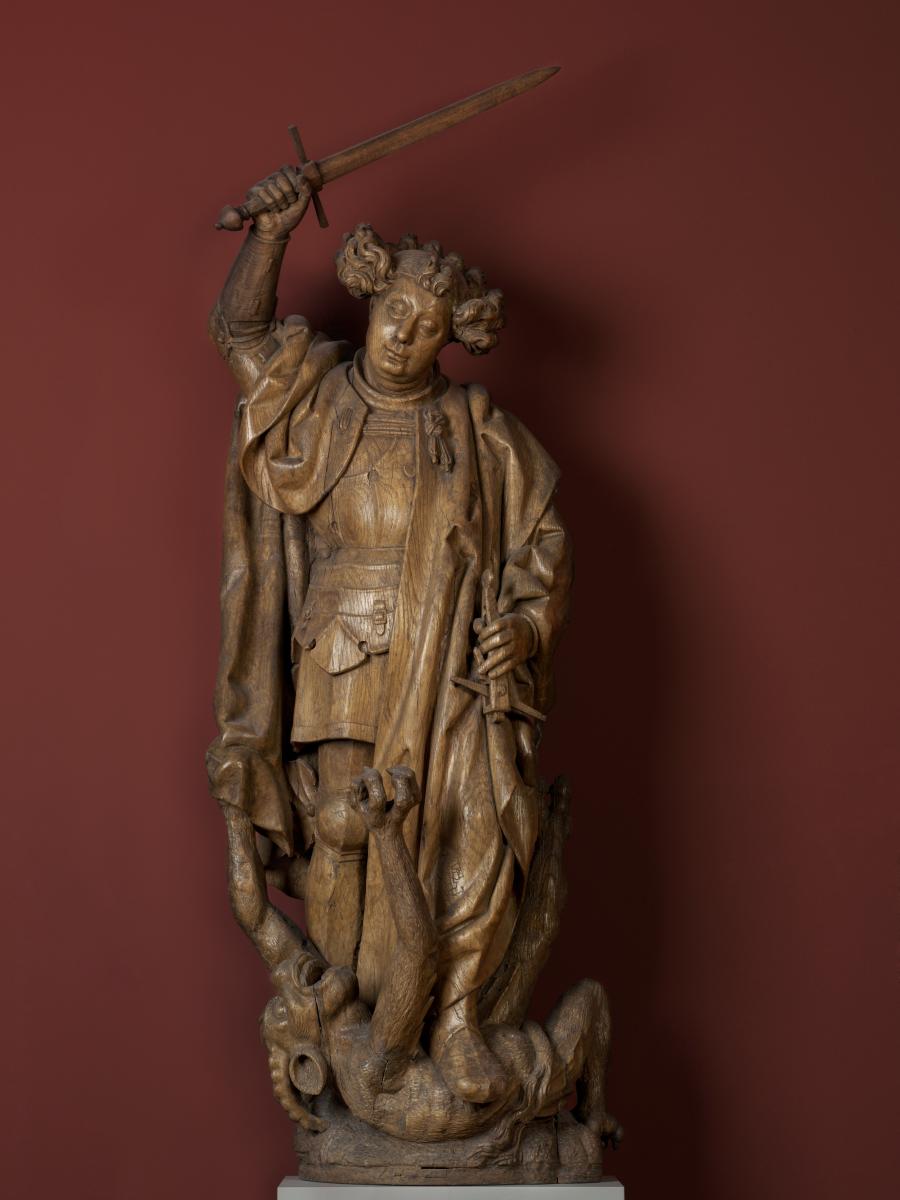 Erzengel Michael im Kampf mit dem Teufel