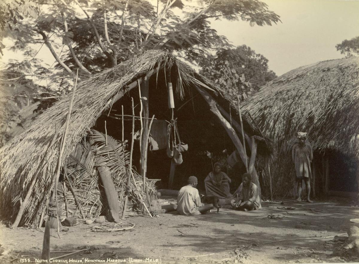 "Native Cooking House, Havannah Harbour."