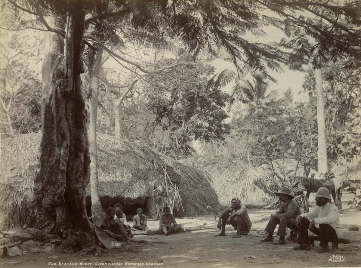 "Old Efatese House. Uaton Village. Havannah Harbour."