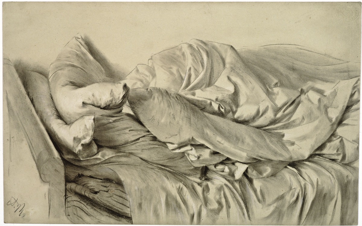 Ungemachtes Bett