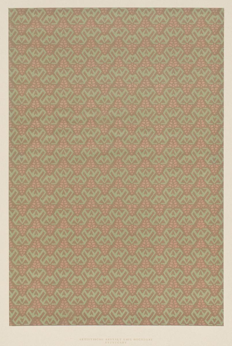 Lithografiertes Papier (Flächenmuster)