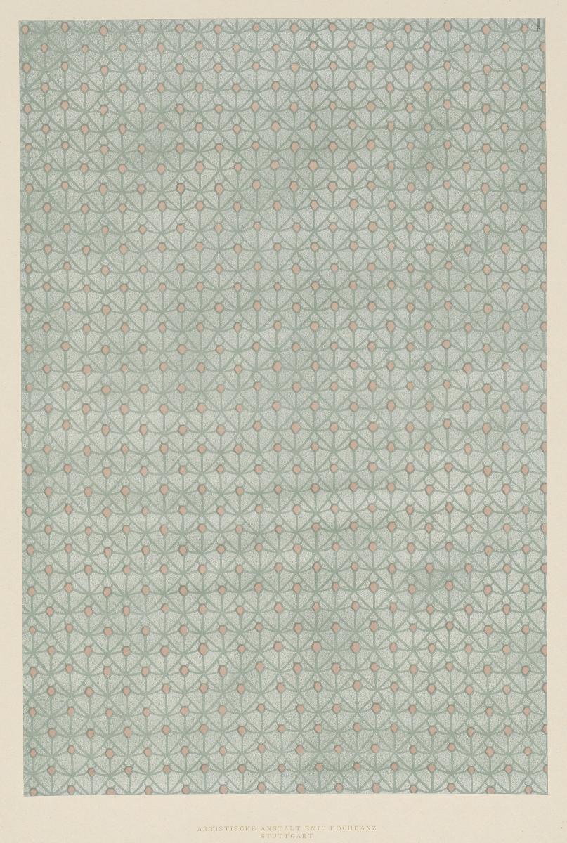 Lithografiertes Papier (Netzmuster)