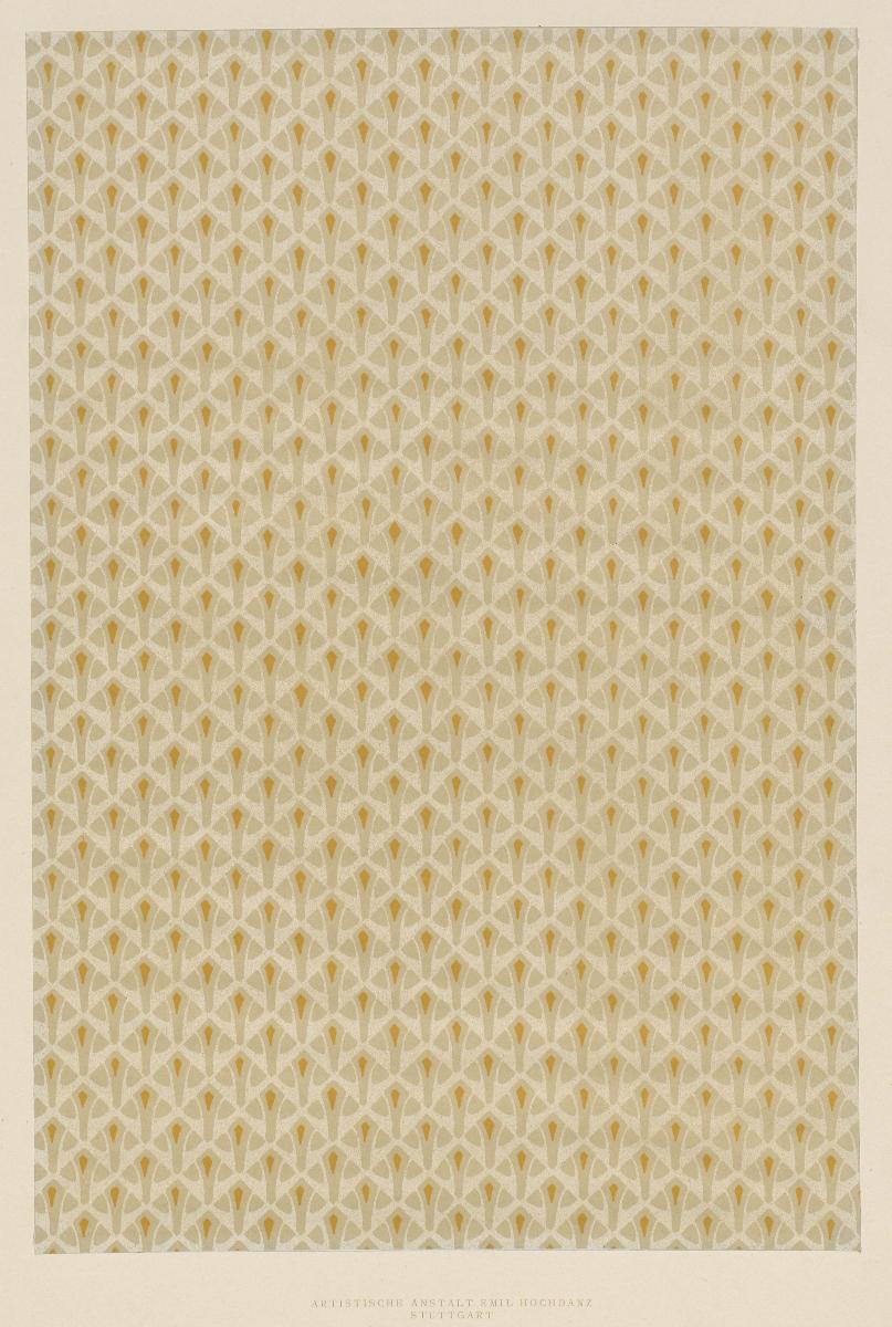 Lithografiertes Papier (geometrisches Flächenmuster)