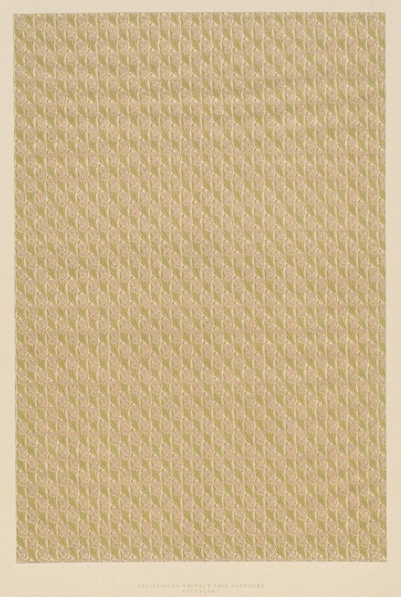 Lithografiertes Papier (Flächenmuster)