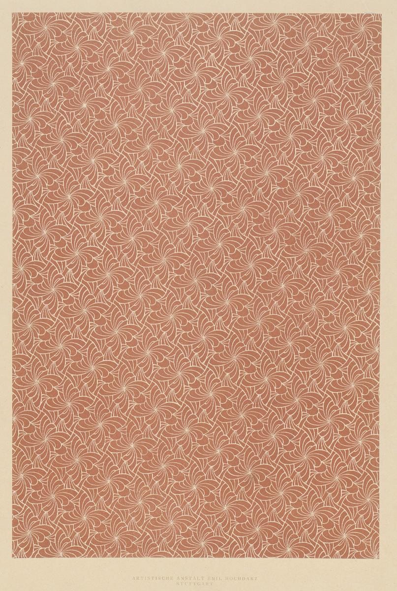 Lithografiertes Papier (grafisches Flächenmuster)