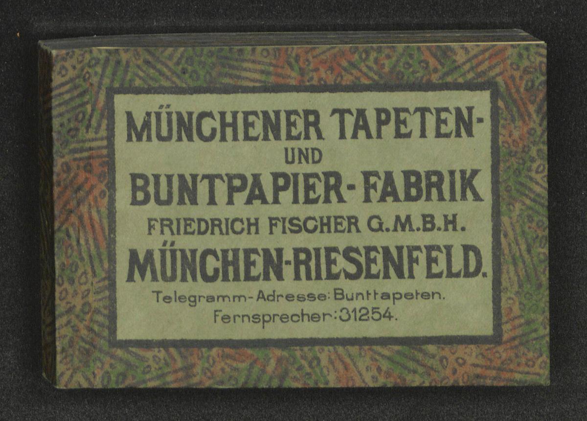 Marmor-Überzugspapiere Serie K (Musterbuch mit originalen Proben Nr. 480 bis 589)