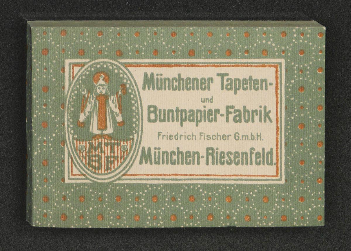 Lithographischer Vorsatz auf Büttenpapier (Musterbuch mit originalen Proben Nr. 4500 bis 4543 und Nr. 5500 bis 5550)
