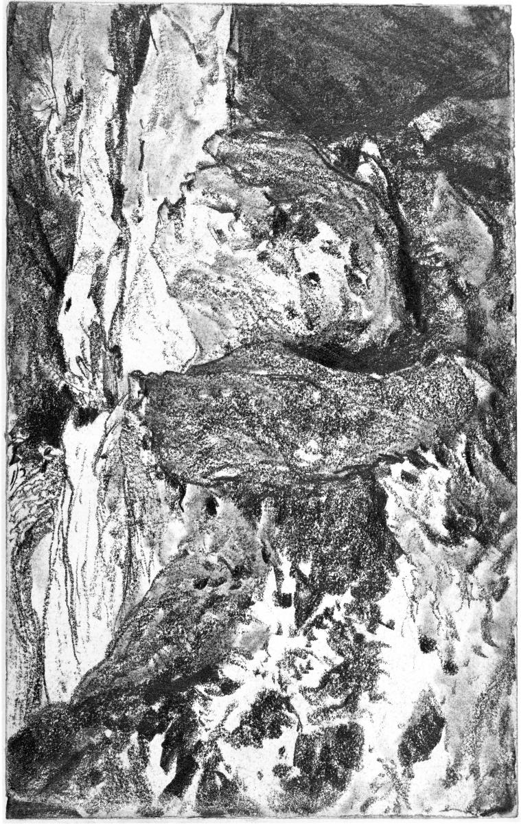 Zerklüftete Felswand