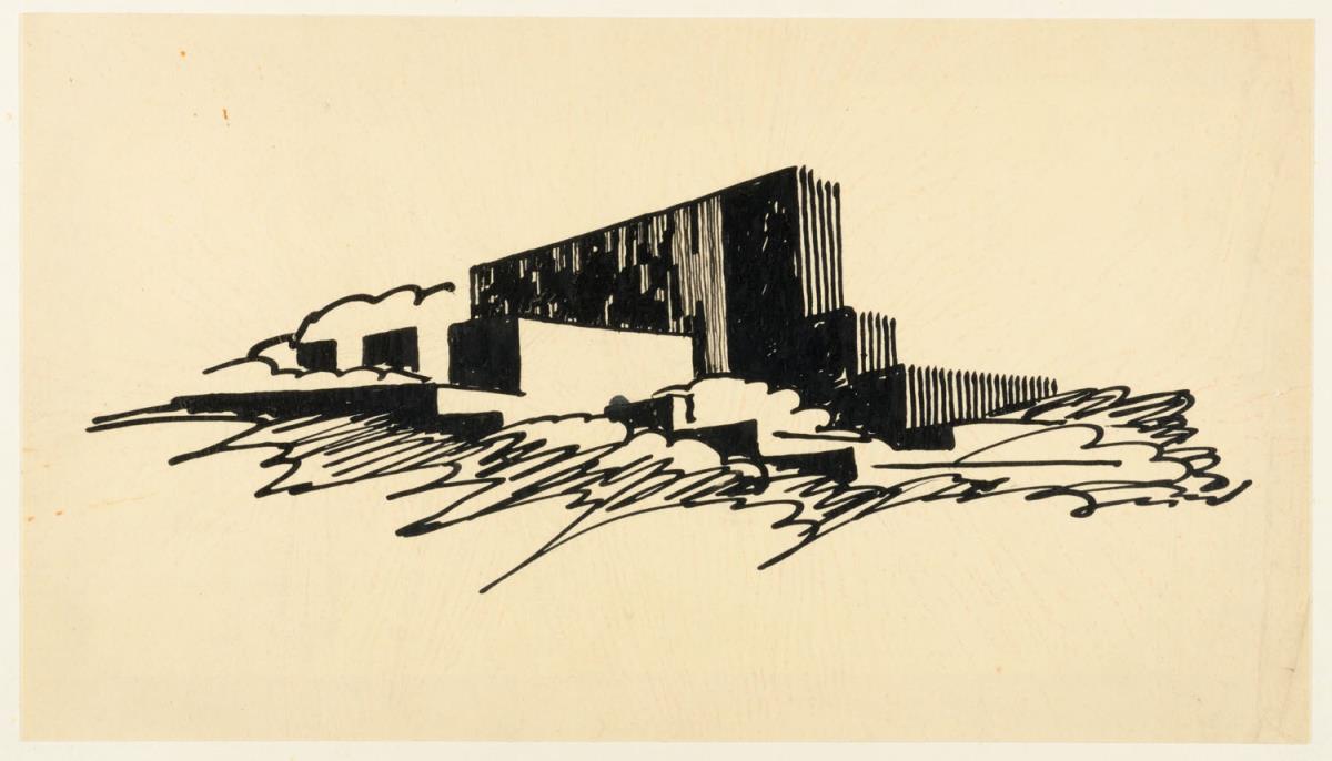 Berkeley, Kalifornien, Atomic Energy Commission/ University of California Radiation Laboratory, Skizze