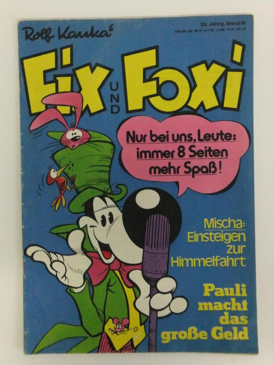 Fix und Foxi. 22. Jahrgang, Band 31